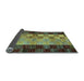 Sideview of Abstract Light Blue Modern Rug, abs66lblu