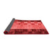 Abstract Red Modern Area Rugs