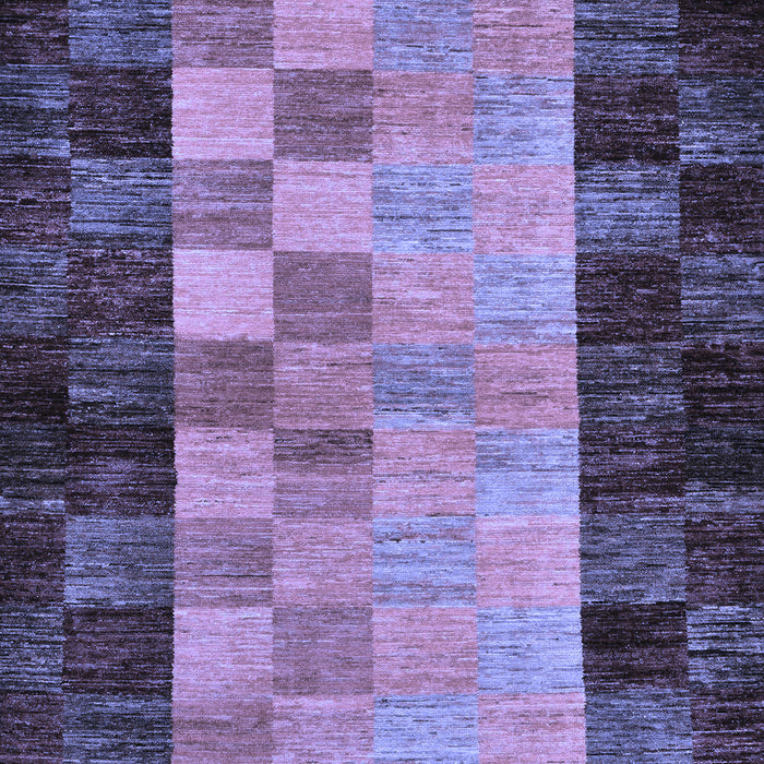 Machine Washable Abstract Blue Modern Rug, wshabs66blu