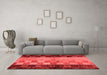 Modern Red Washable Rugs