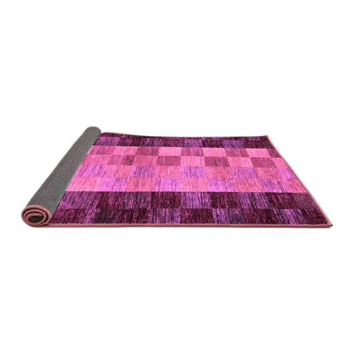 Sideview of Abstract Purple Modern Rug, abs66pur