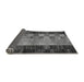 Sideview of Abstract Gray Modern Rug, abs66gry