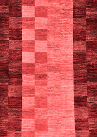 Abstract Red Modern Rug, abs66red