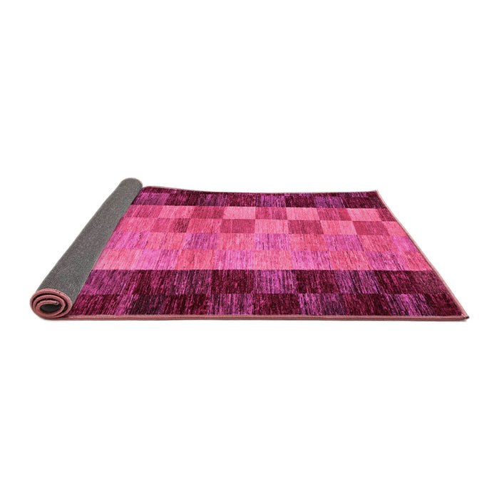 Sideview of Abstract Pink Modern Rug, abs66pnk