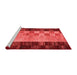 Modern Red Washable Rugs