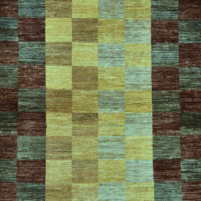 Machine Washable Abstract Light Blue Modern Rug, wshabs66lblu