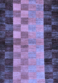 Abstract Blue Modern Rug, abs66blu