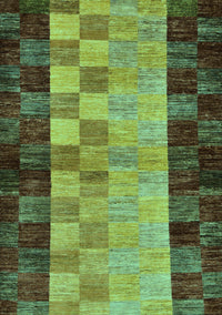 Abstract Turquoise Modern Rug, abs66turq