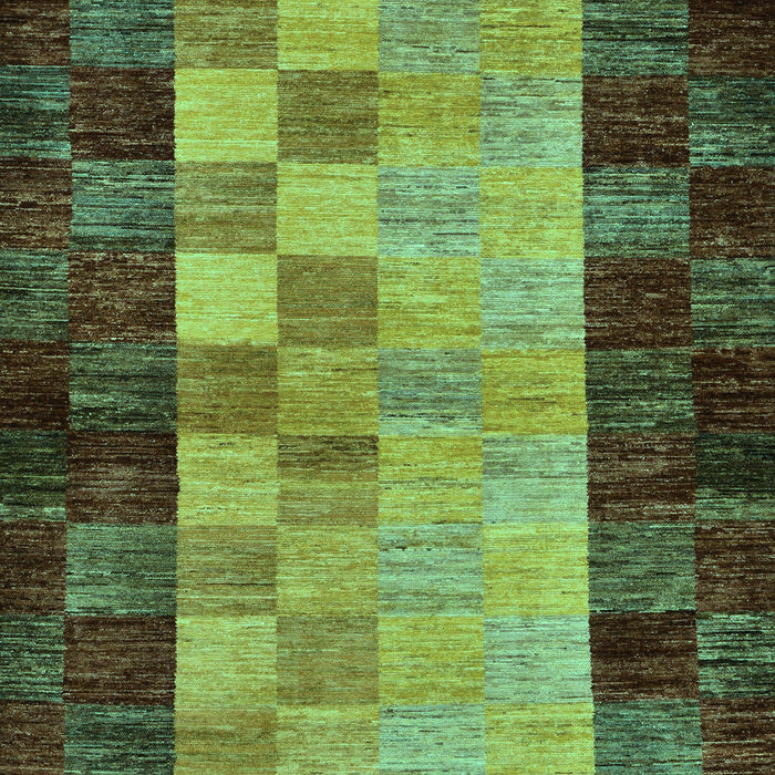 Abstract Turquoise Modern Rug, abs66turq