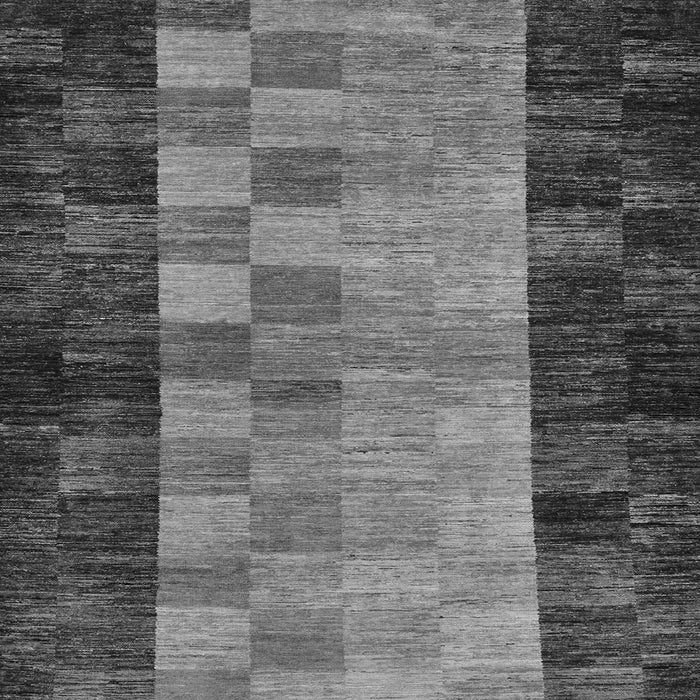 Square Machine Washable Abstract Gray Modern Rug, wshabs66gry