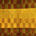 Square Abstract Yellow Modern Rug, abs66yw