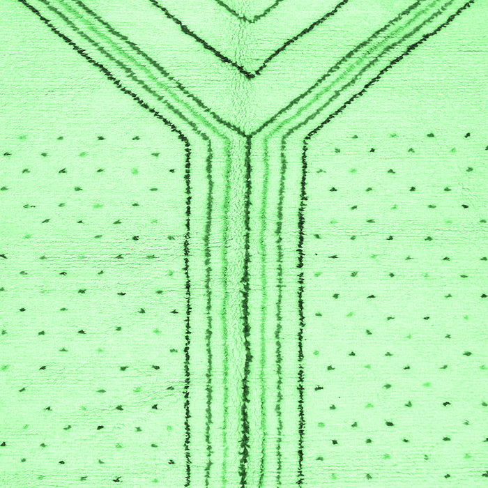 Machine Washable Solid Emerald Green Modern Area Rugs, wshabs670emgrn