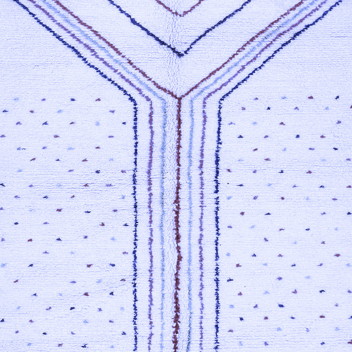 Machine Washable Solid Blue Modern Rug, wshabs670blu