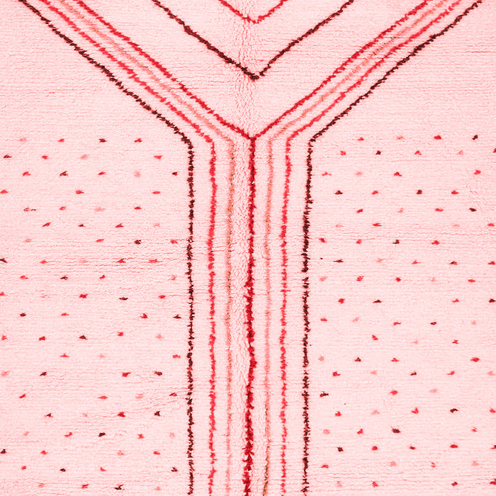 Machine Washable Solid Red Modern Rug, wshabs670red