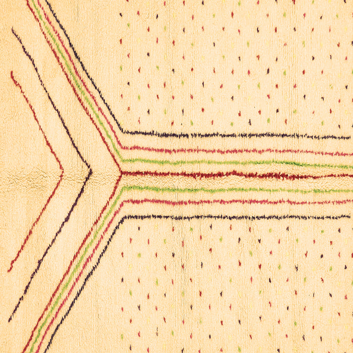 Square Solid Brown Modern Rug, abs670brn