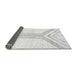 Sideview of Solid Gray Modern Rug, abs670gry