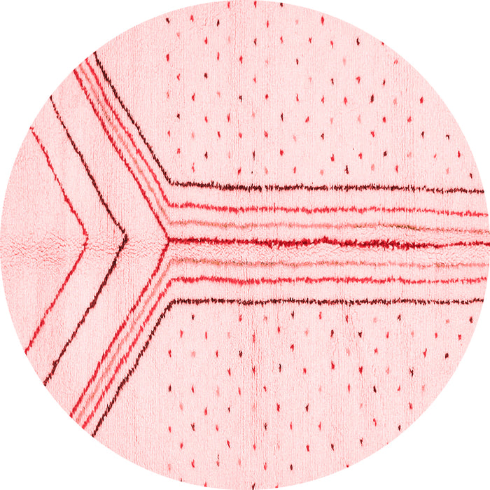 Machine Washable Solid Red Modern Rug, wshabs670red