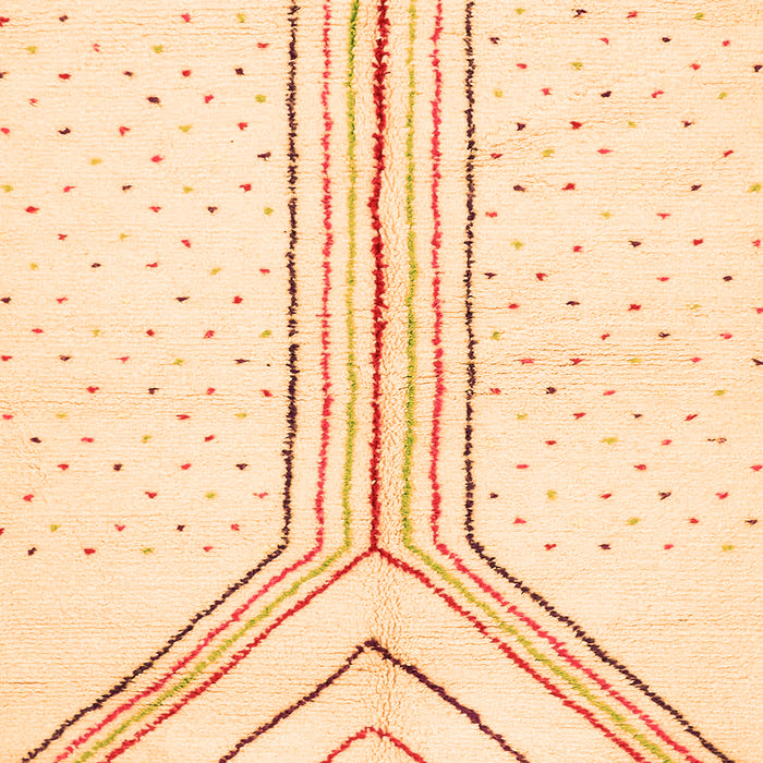 Solid Orange Modern Rug, abs670org