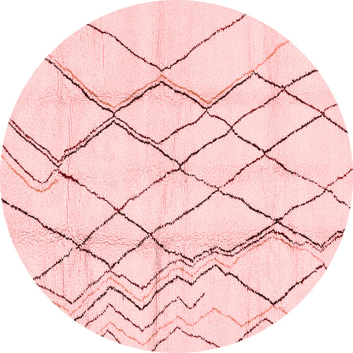 Solid Red Modern Rug, abs671red
