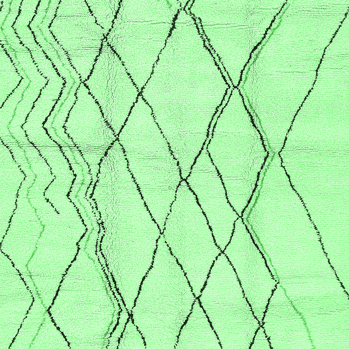 Machine Washable Solid Emerald Green Modern Area Rugs, wshabs671emgrn