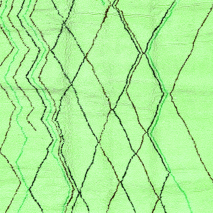 Machine Washable Solid Green Modern Area Rugs, wshabs671grn