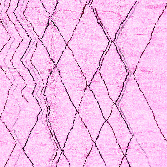 Solid Pink Modern Rug, abs671pnk