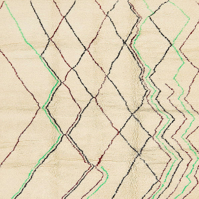 Square Abstract Brown Solid Rug, abs671