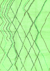 Solid Green Modern Rug, abs671grn