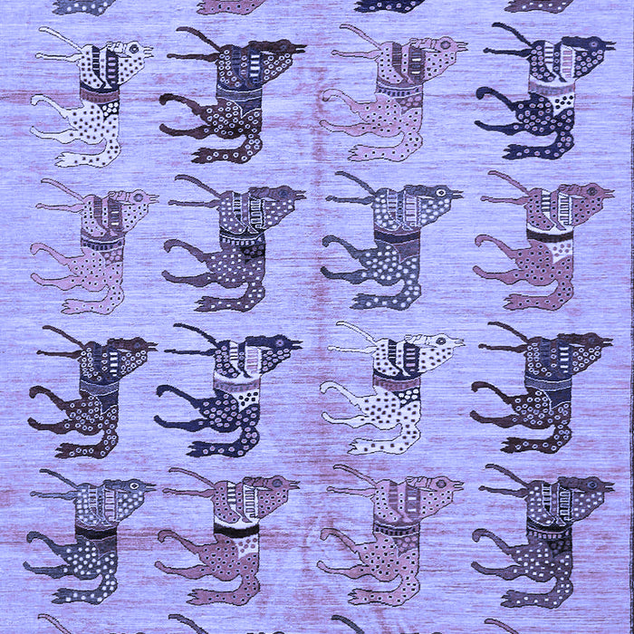 Abstract Blue Modern Rug, abs672blu