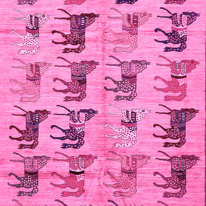 Abstract Pink Modern Rug, abs672pnk