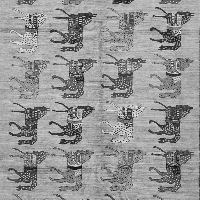 Machine Washable Abstract Gray Modern Rug, wshabs672gry