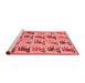 Modern Red Washable Rugs