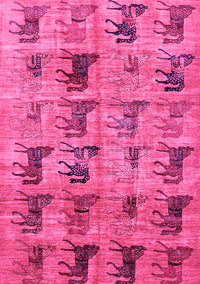 Animal Pink Traditional Rug, abs673pnk