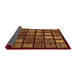 Sideview of Abstract Sedona Brown Modern Rug, abs674