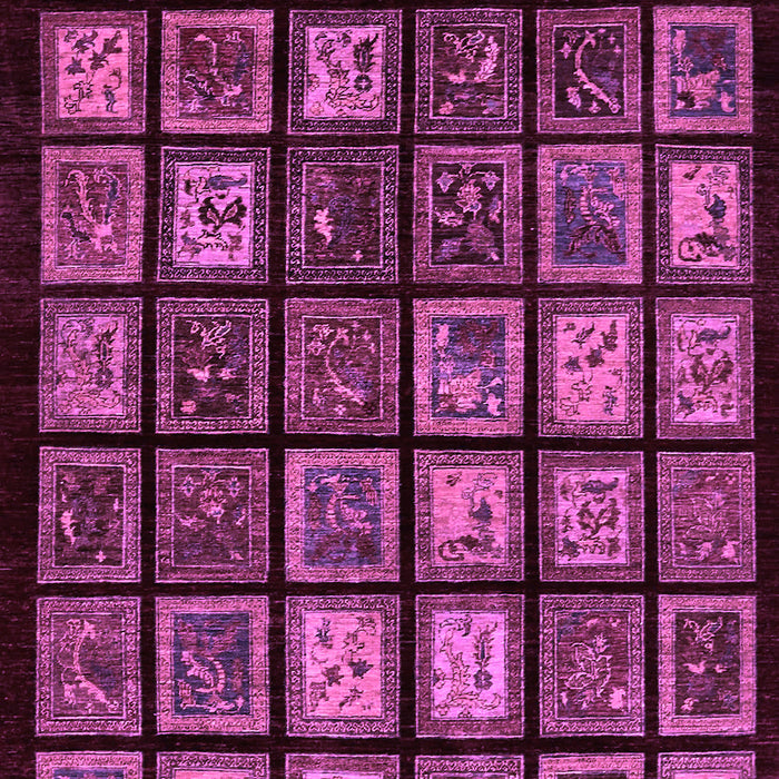 Abstract Purple Modern Rug, abs674pur