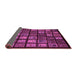 Sideview of Abstract Purple Modern Rug, abs674pur