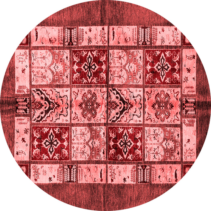 Machine Washable Abstract Red Modern Rug, wshabs675red