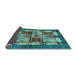 Sideview of Abstract Light Blue Modern Rug, abs675lblu