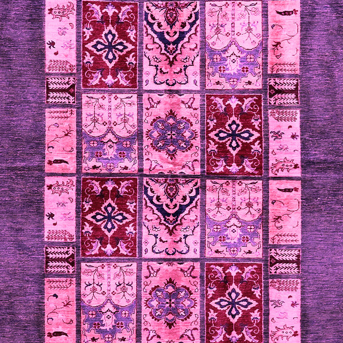 Abstract Pink Modern Rug, abs675pnk