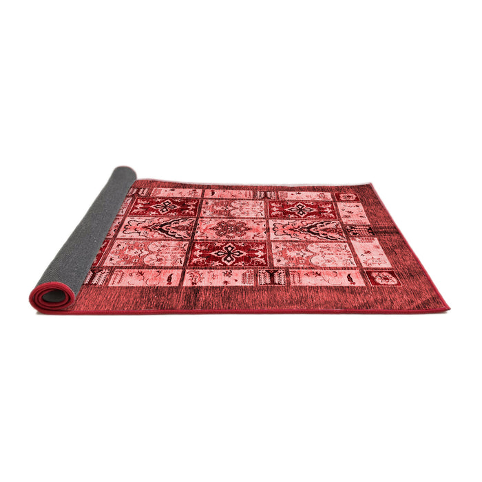 Abstract Red Modern Area Rugs
