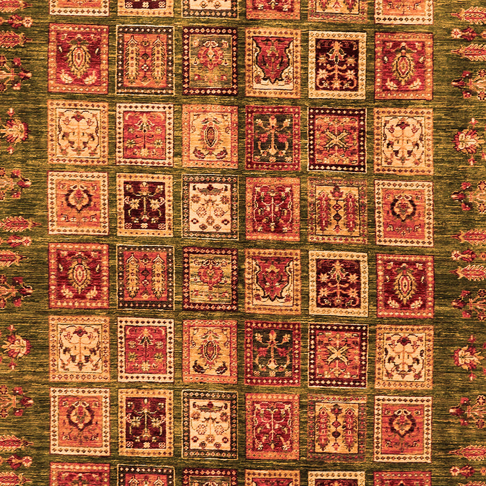 Abstract Orange Modern Rug, abs676org