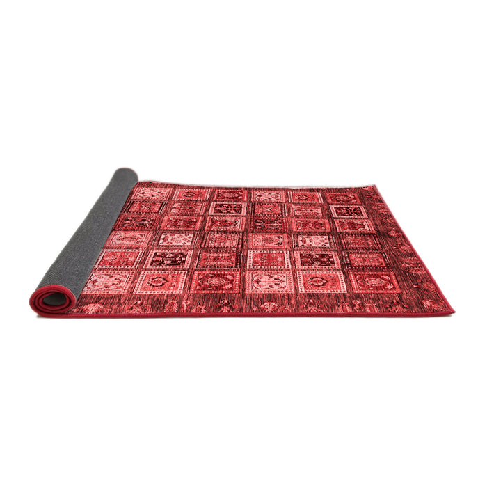 Abstract Red Modern Area Rugs