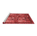 Modern Red Washable Rugs