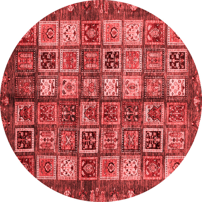 Abstract Red Modern Rug, abs676red