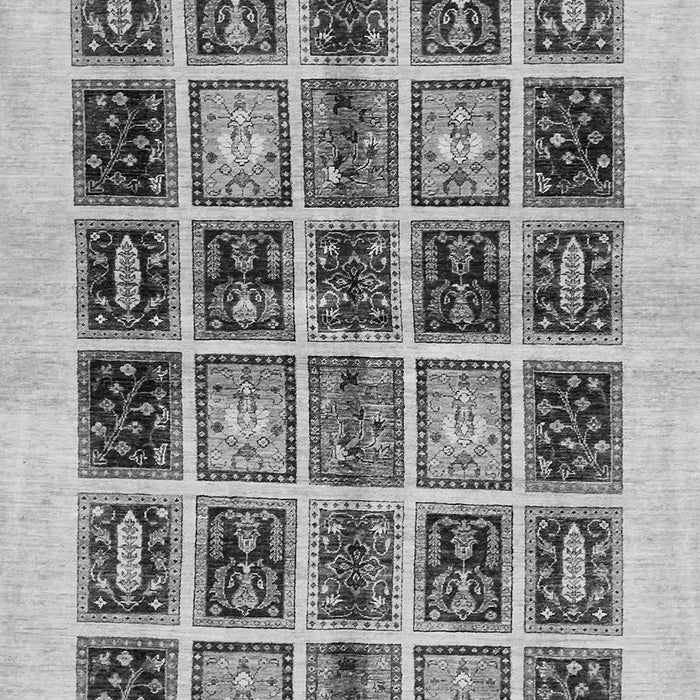 Machine Washable Abstract Gray Modern Rug, wshabs677gry