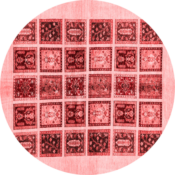 Machine Washable Abstract Red Modern Rug, wshabs677red