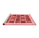 Modern Red Washable Rugs