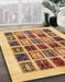 Machine Washable Abstract Red Rug in a Family Room, wshabs677