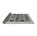 Sideview of Abstract Gray Modern Rug, abs677gry