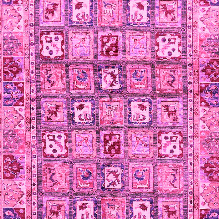 Machine Washable Abstract Pink Modern Rug, wshabs678pnk